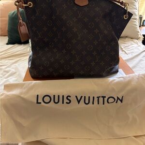 Louis Vuitton Dark Brown Monogram Tote